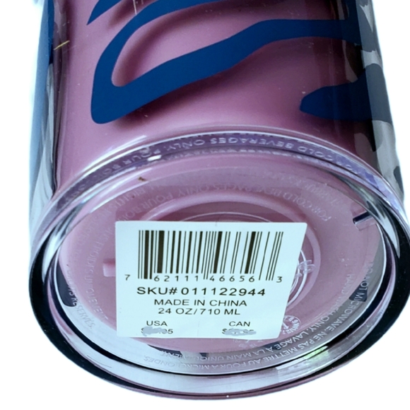 STARBUCKS ZEBRA TUMBLER SUMMER 2021 Venti 24oz NWT - Picture 4 of 4